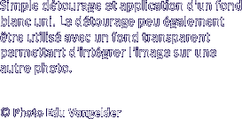 Simple détourage et application d'un